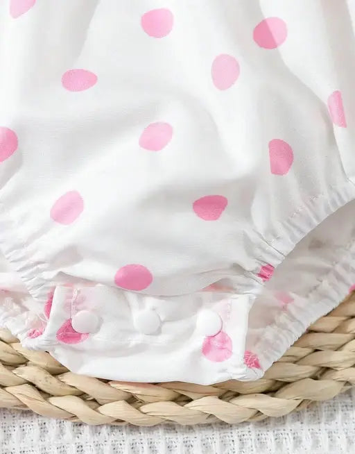 bow Babe Pink Onesie for 0-2 year Baby Girls