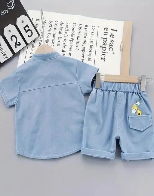 Denim Dude Set For 0-4 years