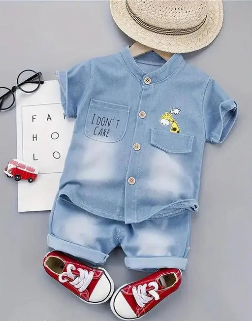 Denim Dude Set For 0-4 years